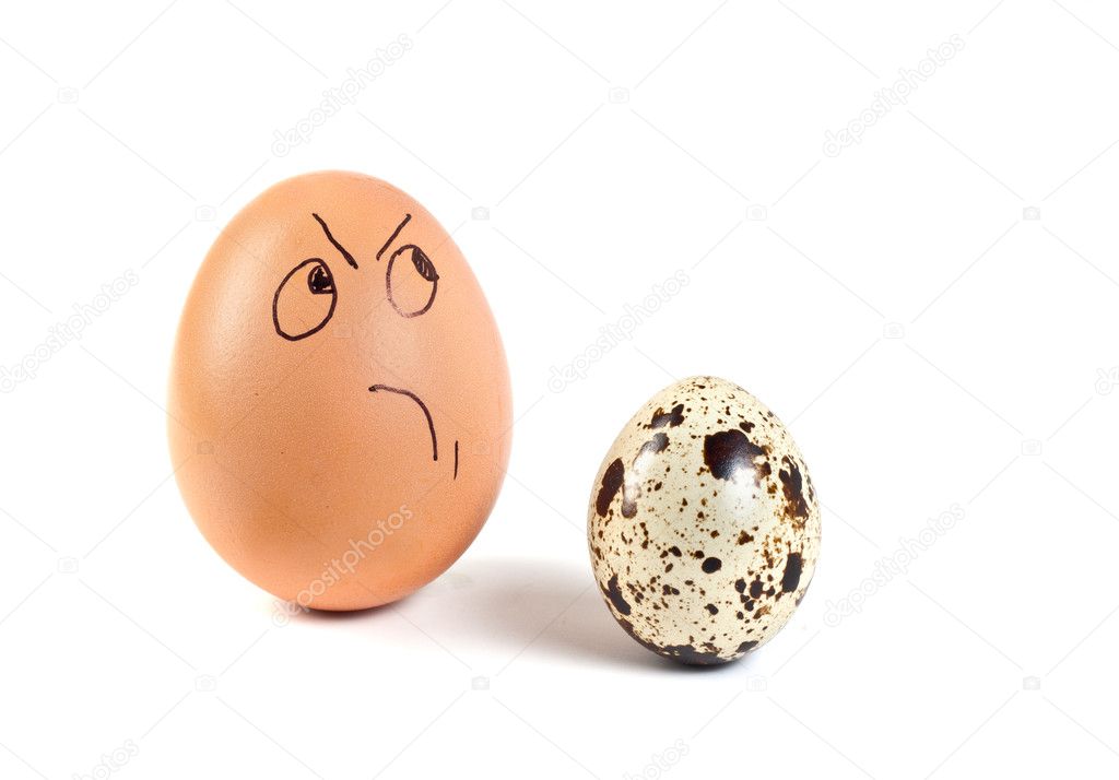 Human persons on eggs