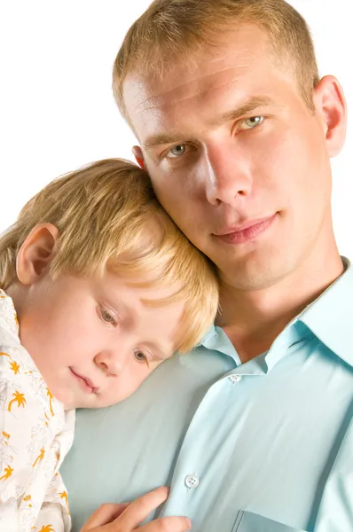 Ritratto di padre e figlio — Foto Stock