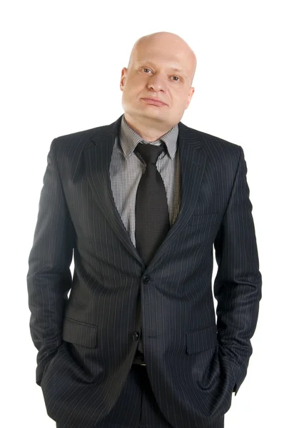 Portret van zakenman in pak — Stockfoto