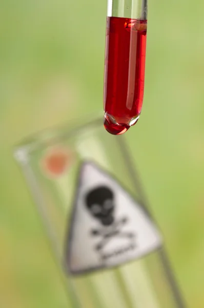 A drop of blood — Stock Photo, Image