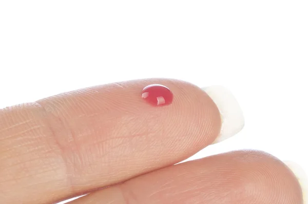 Mano con dedo sangrante —  Fotos de Stock