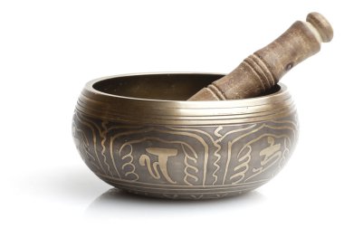 Singing bowl clipart