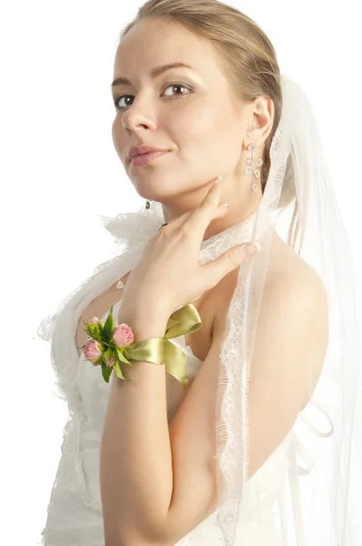 Красивая невеста — стоковое фото