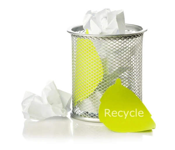 Recycle concept with paper — Stock Photo, Image