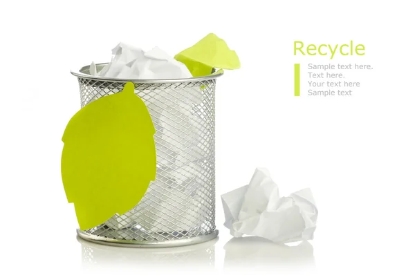 Reciclar concepto con papel —  Fotos de Stock