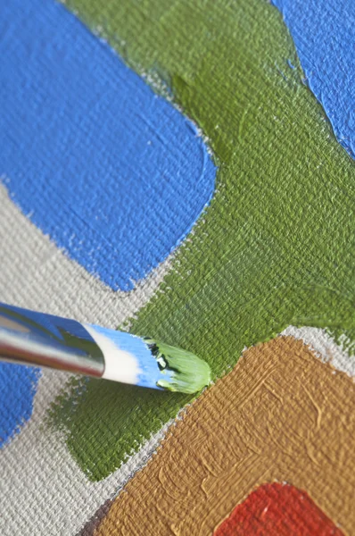 Painting the surface — Free Stock Photo