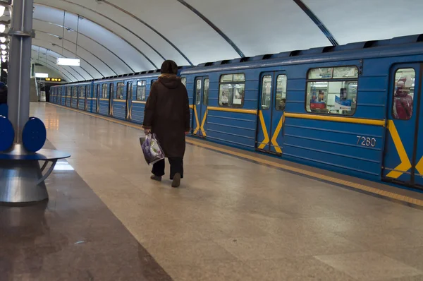 Metro station in Kyiv — Stock Photo, Image