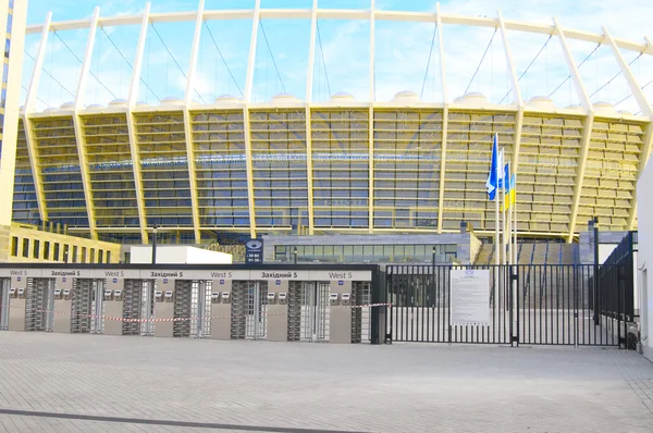 Το Ολυμπιακό στάδιο υπό κατασκευή για το uefa euro 2012 — Φωτογραφία Αρχείου