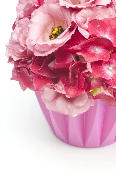 Bukiet różowych kwiatów — Zdjęcie stockowe