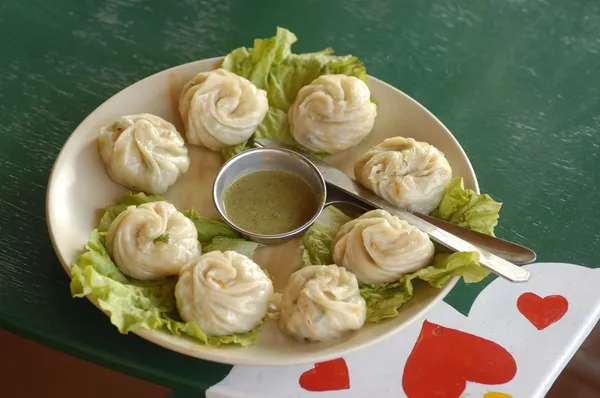 Stock image Tibetian vegetarian momo