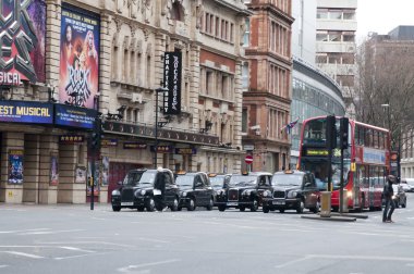 Shaftesbury Avenue London, Greater London, United Kingdom -3 january 2012 clipart