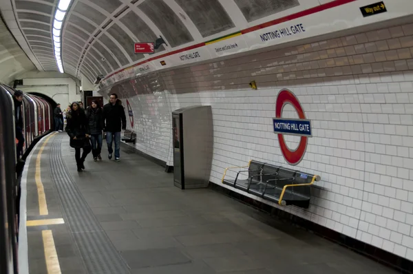 Notting Hill Gate London Metro — Fotografia de Stock