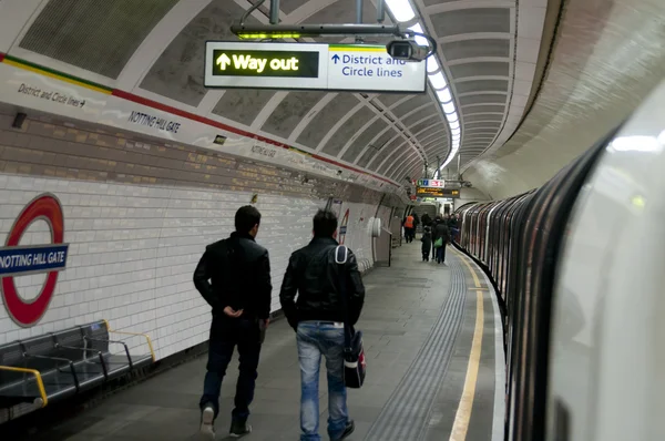 Notting Hill Gate London Metro — Fotografia de Stock