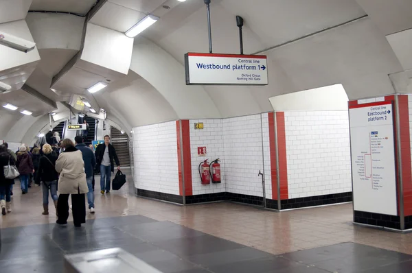 圣保罗的伦敦地铁 — 图库照片
