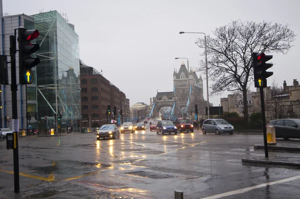 Tarde Londres lluvioso —  Fotos de Stock