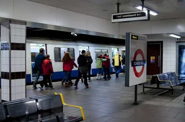 Tower Hill Londra metro — Stok fotoğraf