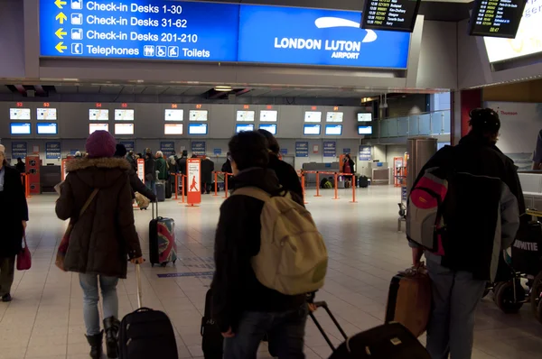 Aeropuerto de Luton, Londres, Reino Unido — Foto de Stock