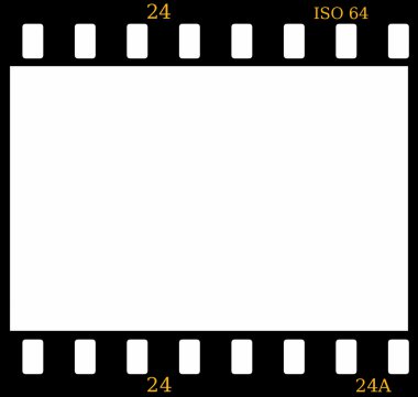 35mm renk slayt film karesi