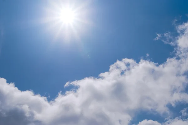 stock image The blue sky and sun