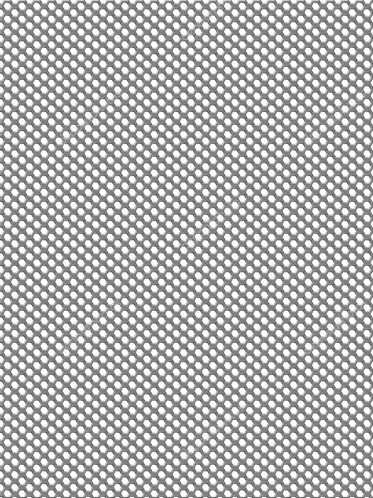 Metal hole perforated grid background