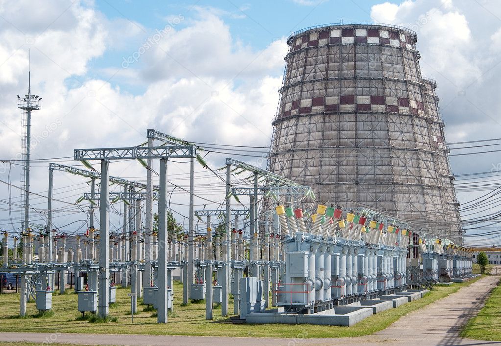 Electricity power plant cooling Tower