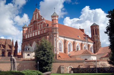 Bernardine Church in Vilnius clipart