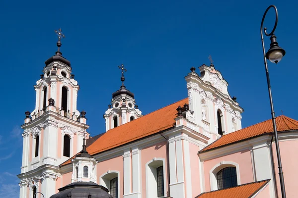 教会的圣凯瑟琳在维尔纽斯，立陶宛 — 图库照片