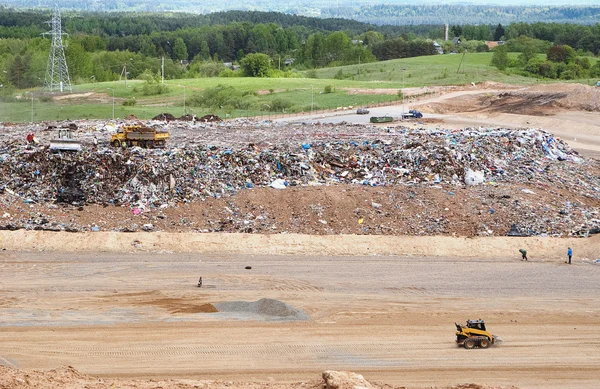 Søppellandskap – stockfoto