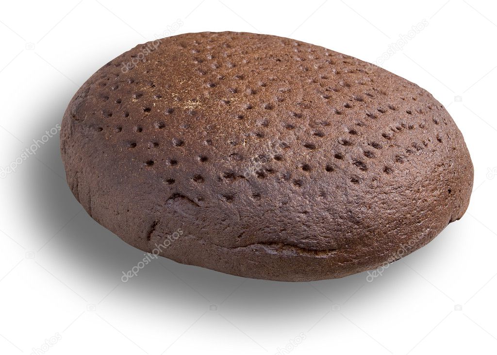 Homemade black bread