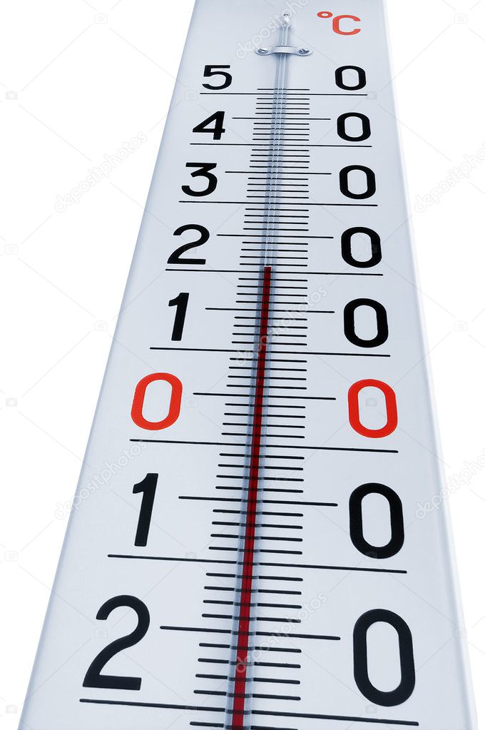 Thermometer isolated on white