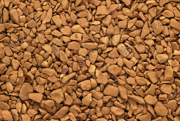 Instant coffee granules macro close up. — Stock Photo, Image