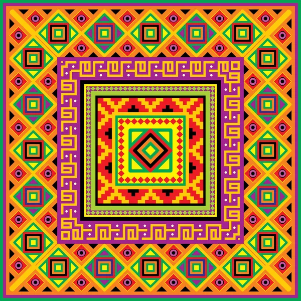 Мексиканські квадратних фону — стоковий вектор