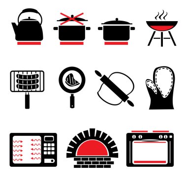 Cooking icons clipart