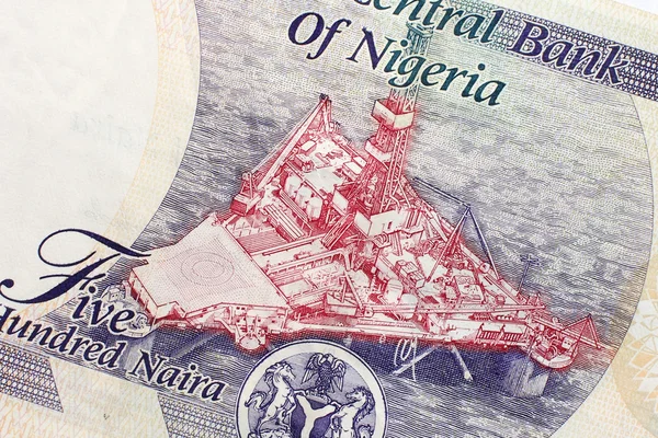 Часть валюты Нигерии — стоковое фото