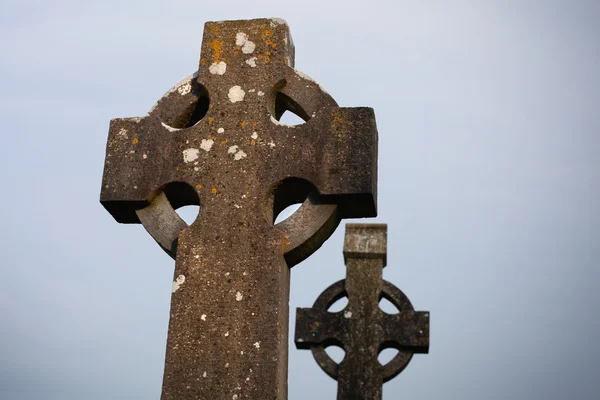 Cruz de pedra celta — Fotografia de Stock