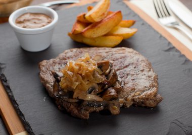 Rib-Eye Steak, shallow DOF clipart