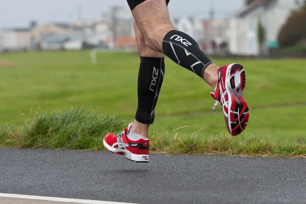 stock image Runners feet, triathlon