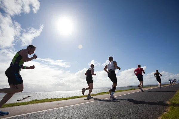 Runners, triathlon — Stock Photo, Image