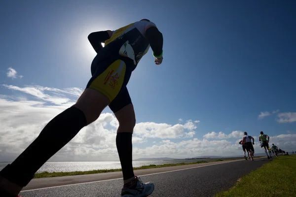 Běžci, triatlon — Stock fotografie