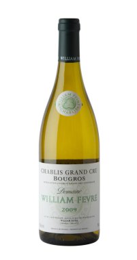 White Wine 2009 William Fèvre Chablis Champs Royaux, isolated clipart