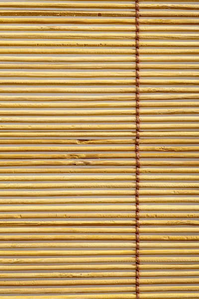 Close up of bamboo curtain pattern material — Stock Photo, Image