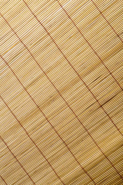 Zblízka vzorek materiálu bamboo závěs — Stock fotografie