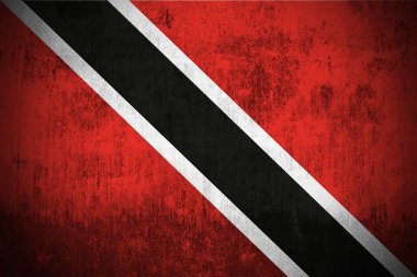Grunge Flag Of Trinidad and Tobago clipart