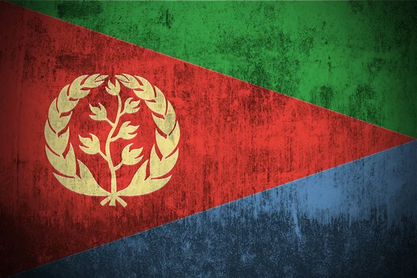 Grunge flag of Eritrea — Stock Photo, Image