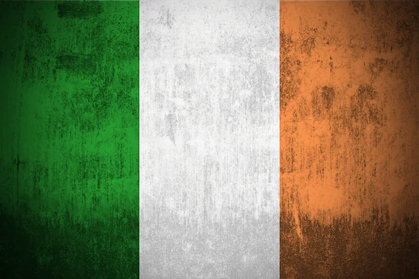 Grunge irská vlajka — Stock fotografie