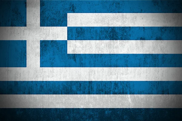 Grunge bayrak, Yunanistan — Stok fotoğraf