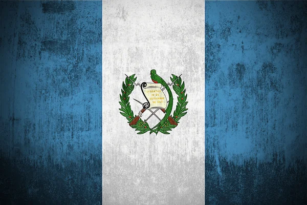 Grunge flagga guatemala — Stockfoto