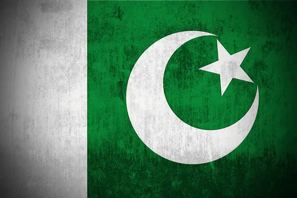 Grunge Flagge von Pakistan — Stockfoto