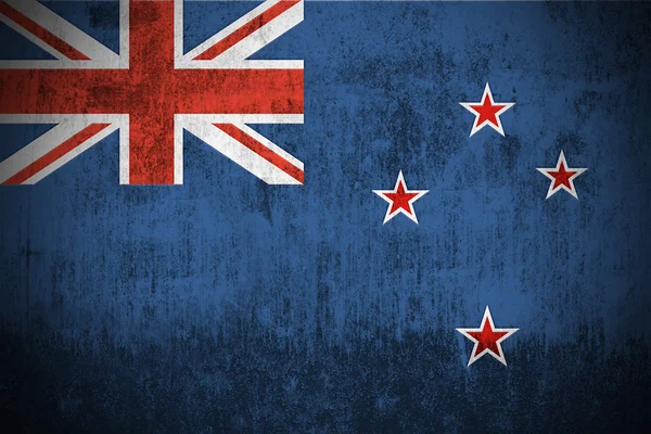 그런 지 뉴질랜드의 국기 — 스톡 사진