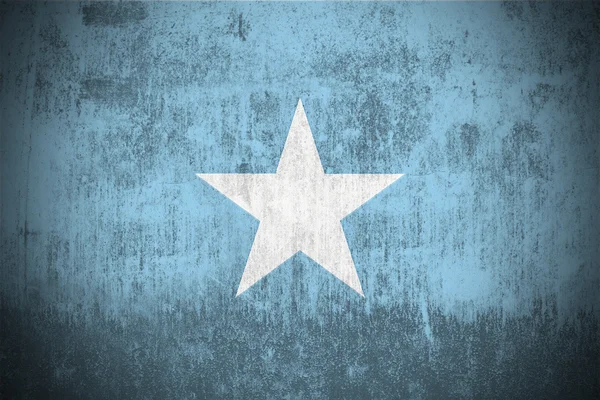 Grunge 国旗的索马里 — 图库照片